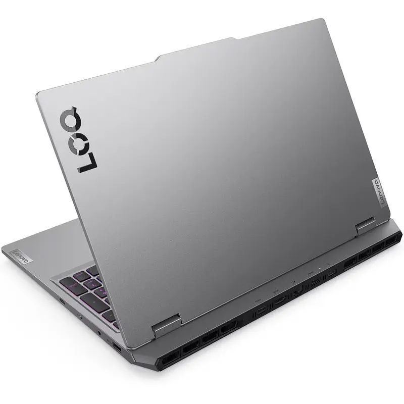 Ігровий ноутбук Lenovo LOQ 15IRX10 Intel Core i5- 13450HX 20M Cache, до 4, 6 ГГц, 15, 6 FHD IPS 144 Гц, 16 ГБ DDR5, 512 ГБ SSD, NVIDIA GeForce RTX 5050 8 ГБ, сірий - фото 6