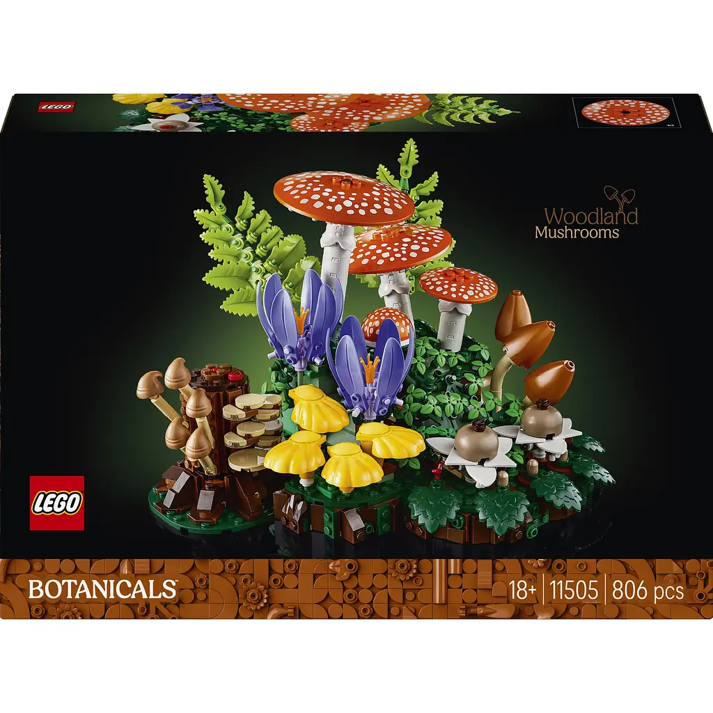 Конструктор LEGO Botanicals Лісові гриби (11505) - фото 2