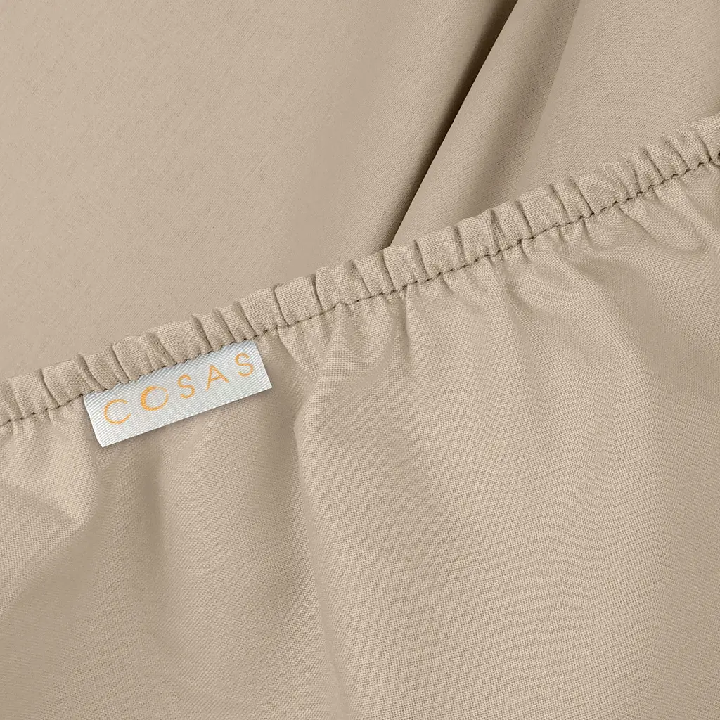 Комплект постільної білизни Cosas двоспальний з простирадлом на резинці MAGNOLIA CS1 180 x 220 см (Ranfors12_Magnolia_El160-Magnolia_180) - фото 9