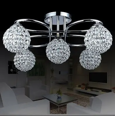 Люстра Brille потолочная молекула E14 40W CH (BR-01383S/5) - фото 6