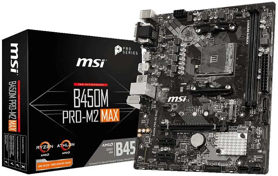 Материнська плата MSI B450M Pro-M2 Max (B450M Pro-M2 Max) (Socket AM4, AMD B450, Micro-ATX) Б/в - фото 4
