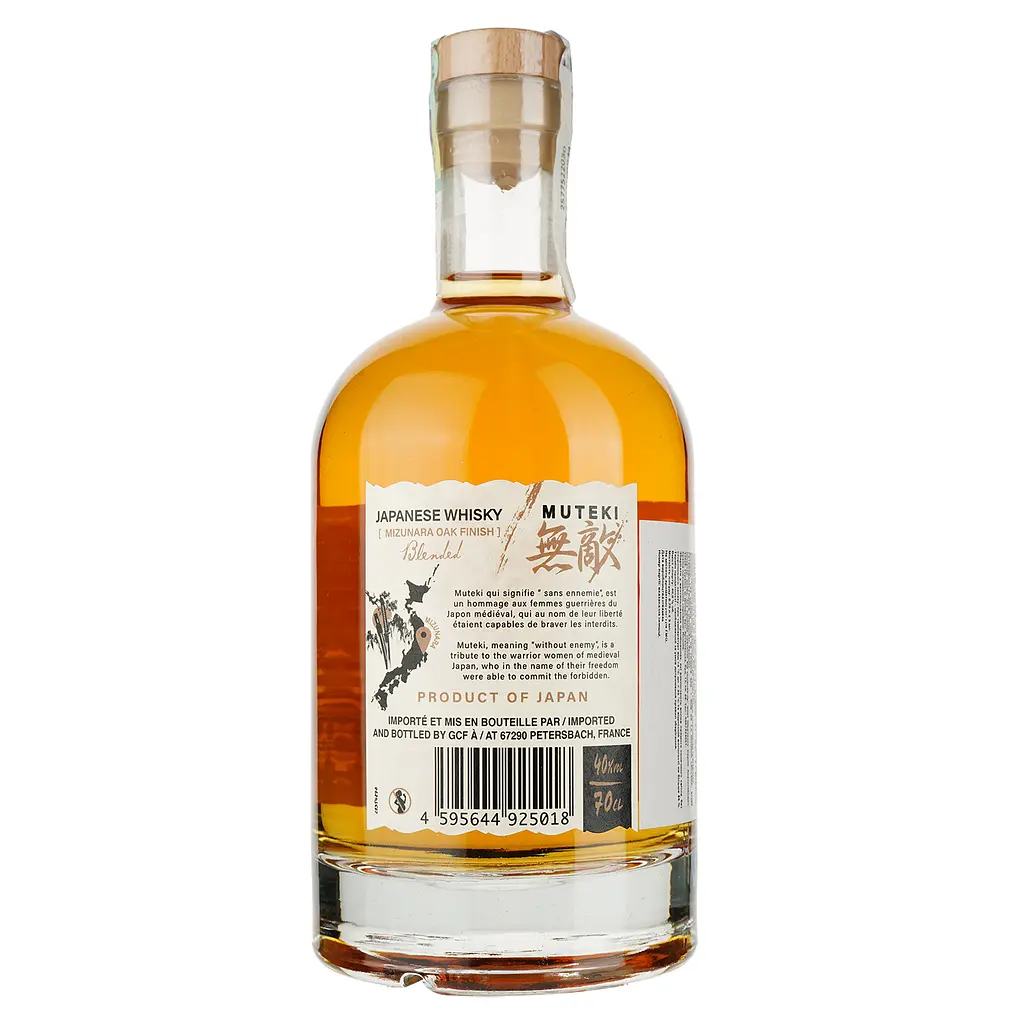 Виски Muteki Blended Japanese Whiskey, 40%, 0,7 л - фото 2