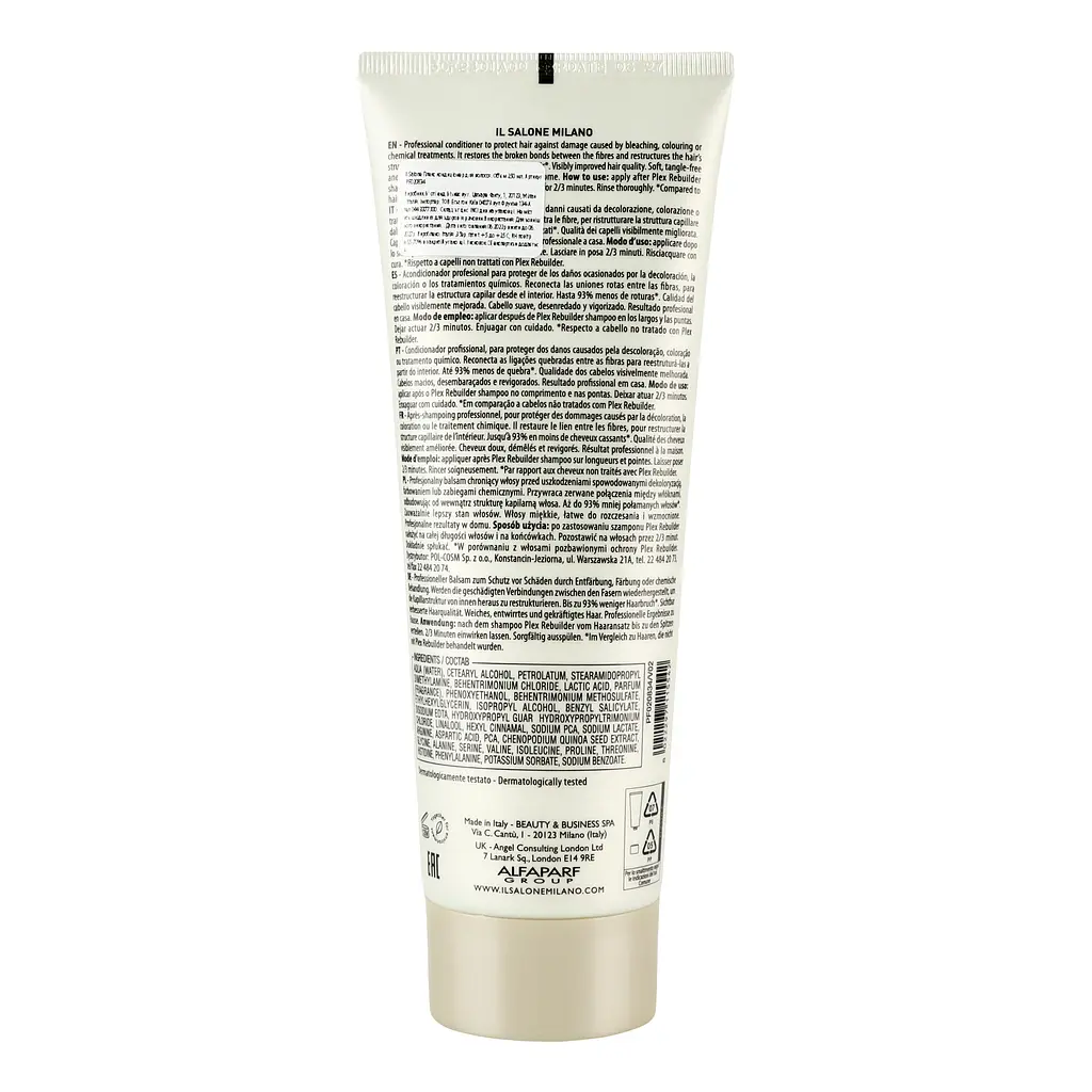 Кондиціонер для фарбованого волосся IL Salone Milano Balsamo Plex Rebuilder Conditioner 250 мл - фото 3
