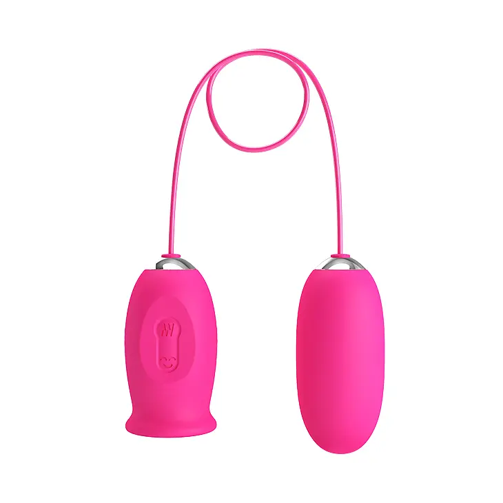 Кліторальний стимулятор з віброяйцем - Pretty Love Daisy Licking Vibrator Pink - фото 5