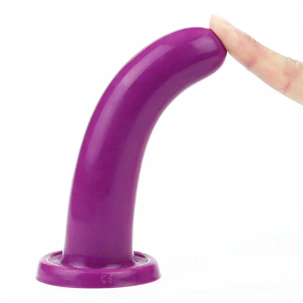 Фаллоимитатор LoveToy Silicone Holy Dong 14.5 см фиолетовый - фото 6