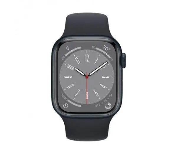 Смарт-годинник Apple Watch Series 8 GPS Midnight Aluminum Case with Midnight Sport Band Regular 41 мм (MNP53UL/A) (59303-ska) - фото 2