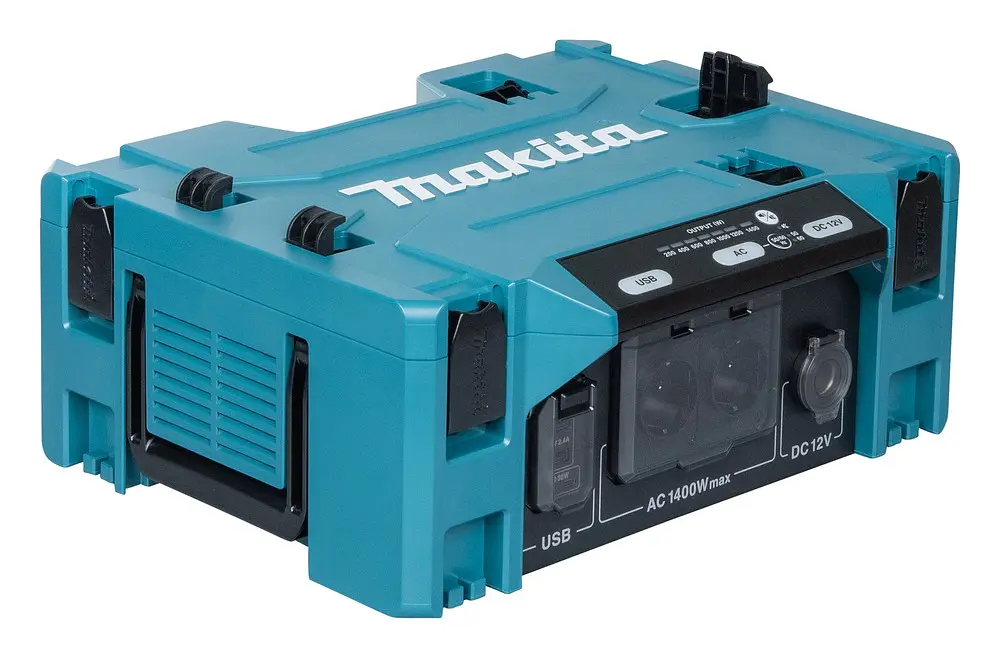 Інвертор живлення з виходом 220 В Makita BAC01 (1400 Вт, USB, Type-C, 12 В, 7.3 кг) - фото 3