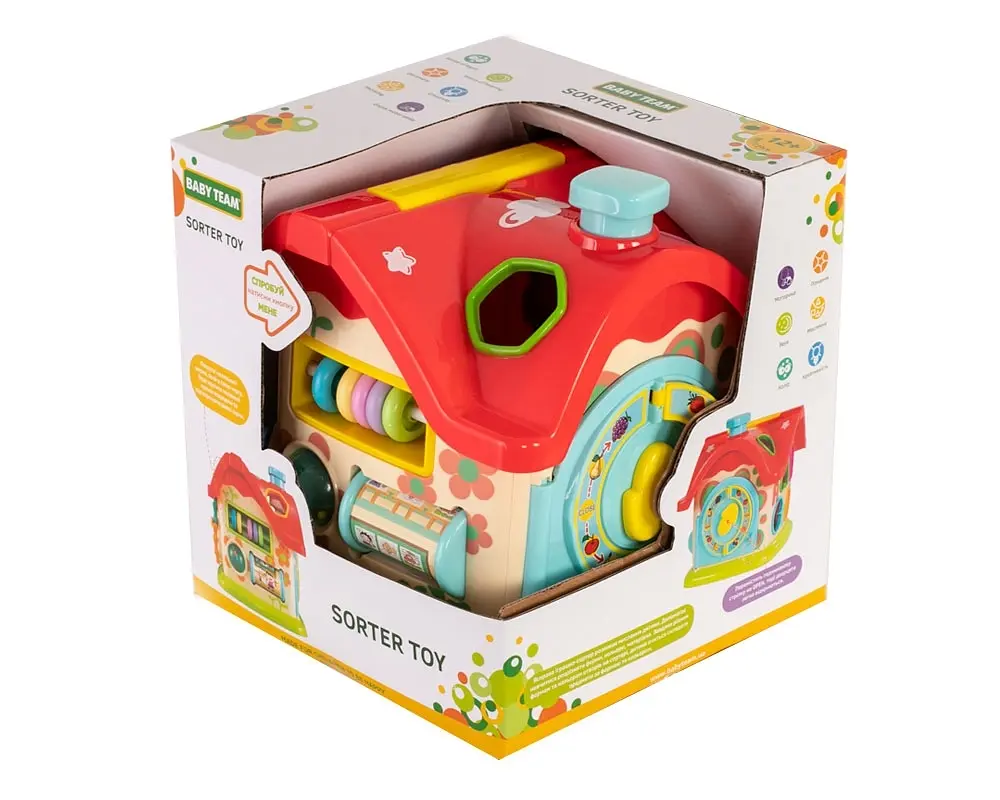 Іграшка-сортер Baby Team Будиночок (8640) - фото 4