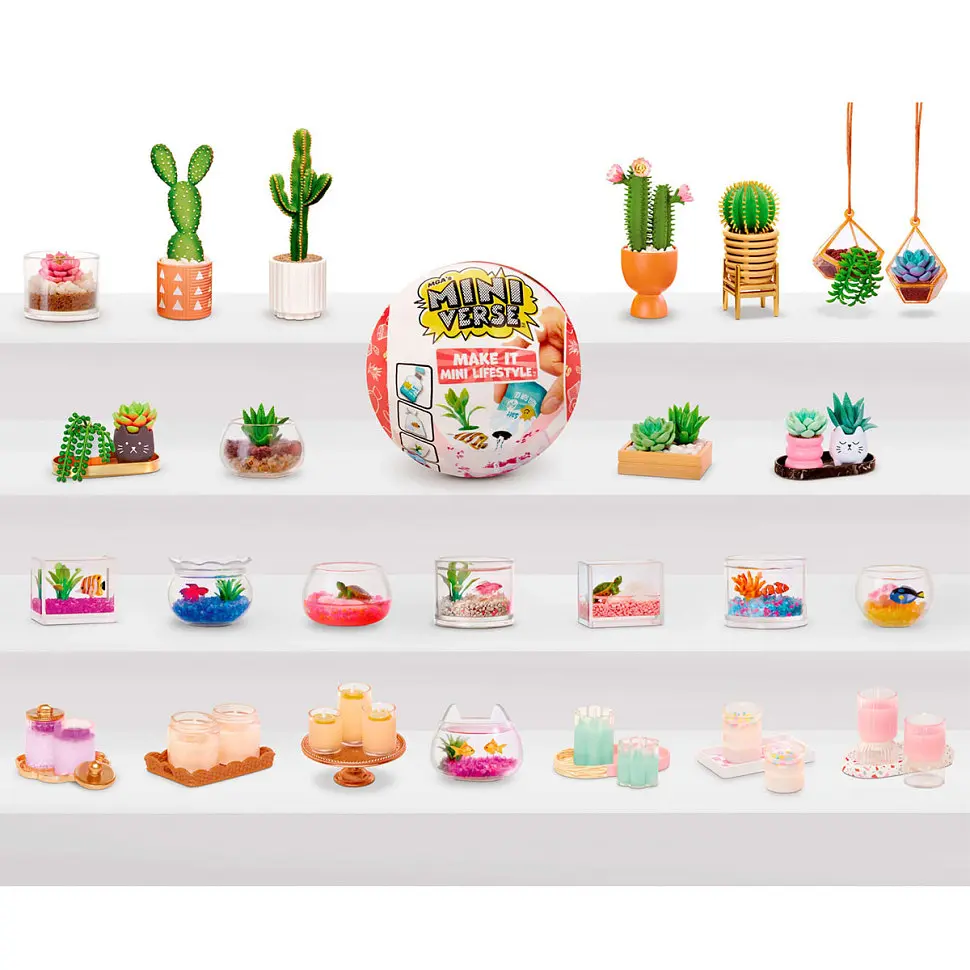 Игровой набор для творчества MGA's Miniverse Mini Lifestyle Создай уют 591856   - фото 5