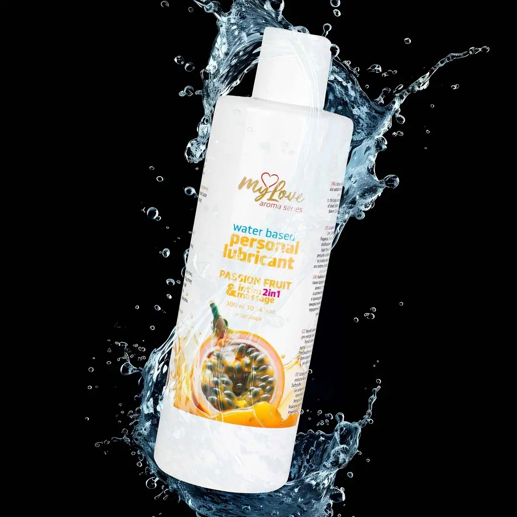 Лубрикант MyLove Aroma Series IntimMassage 2in1 Passion Fruit, 300 мл - фото 3