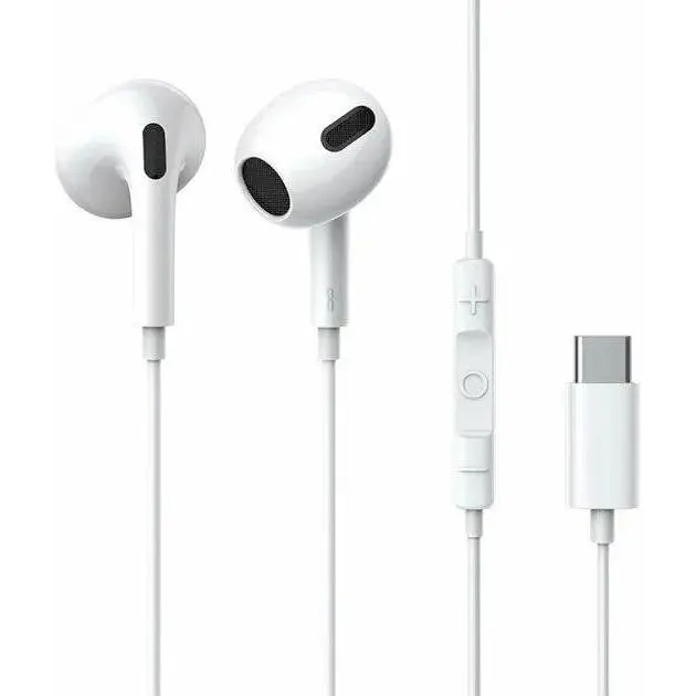 Навушники Baseus Encok Type-C lateral in-ear Wired Earphone C17 NGCR010002 White - фото 3