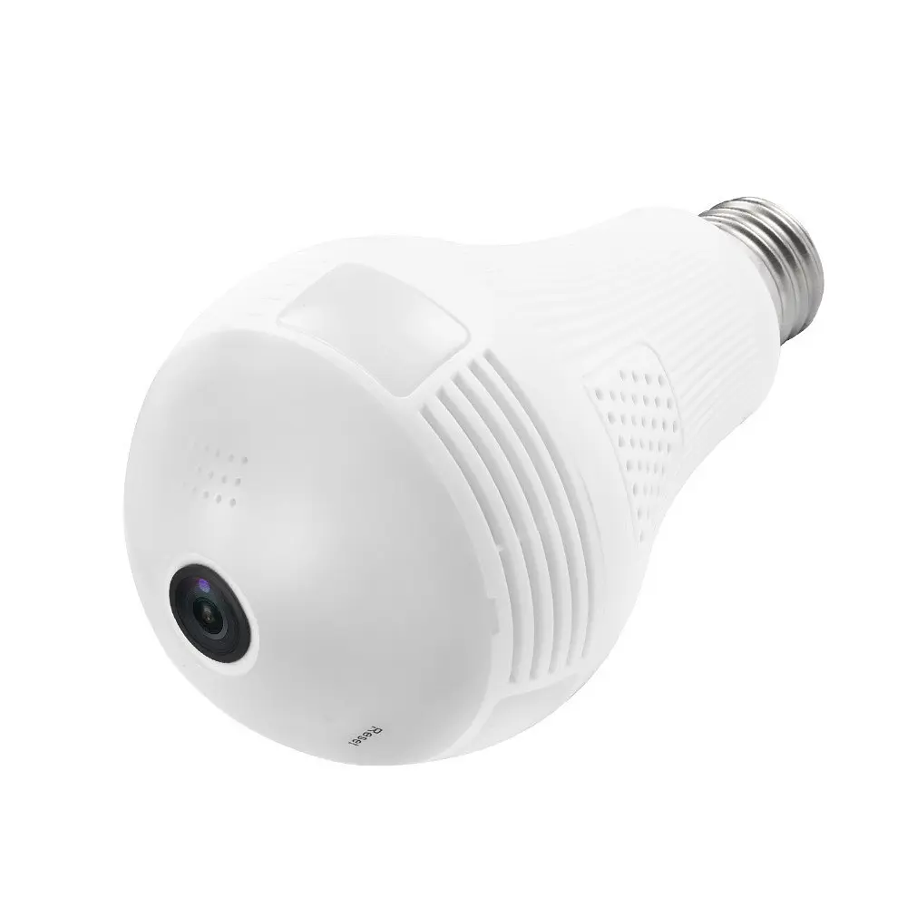 Панорамна IP WiFi камера Smart 3D лампочка з детектором руху та сигналізацією UKC H-302L - фото 8