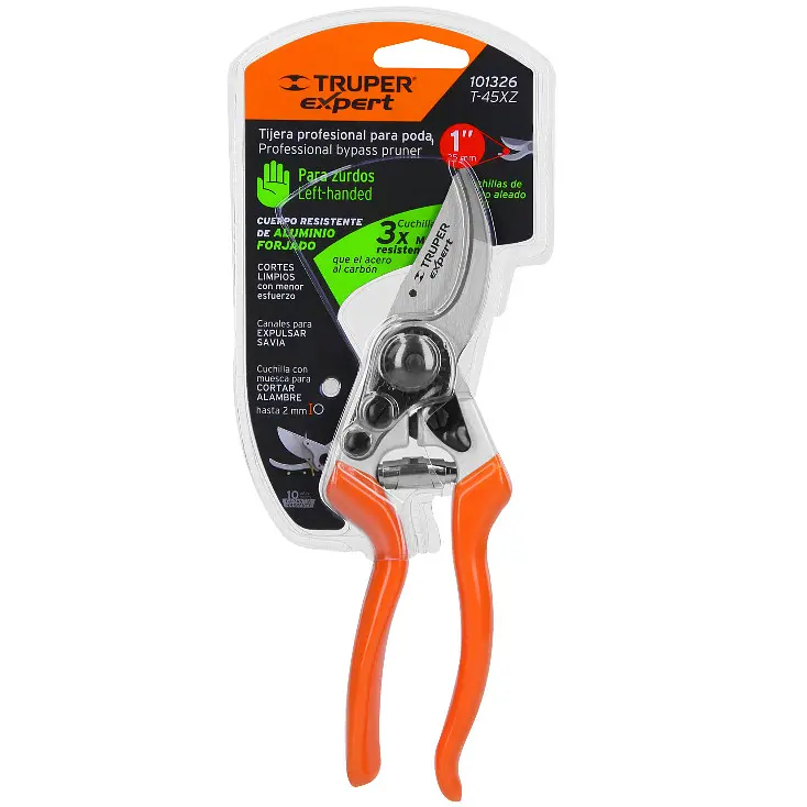 Секатор Truper Expert стальной с алюминиевыми ручками 21 см (T-45XZ) - фото 3