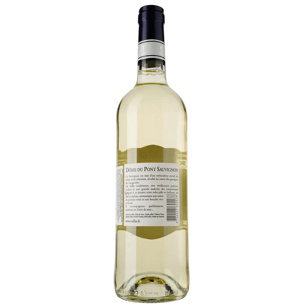 Вино Dome du Pont Sauvignon Blanc IGP Pays D'Oc, біле, сухе, 0,75 л - фото 2