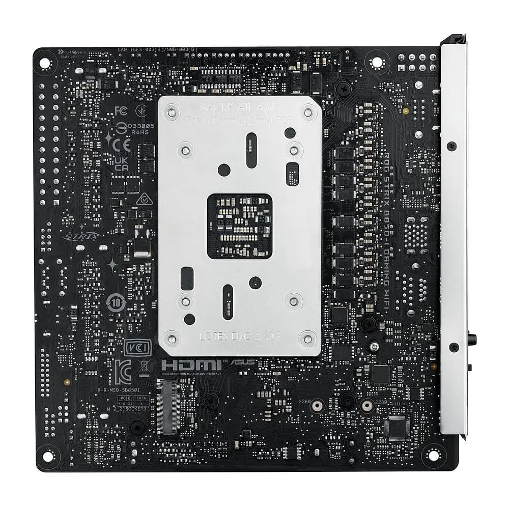 Материнская плата Asus ROG Strix B850-I Gaming WiFi Socket AM5 - фото 7