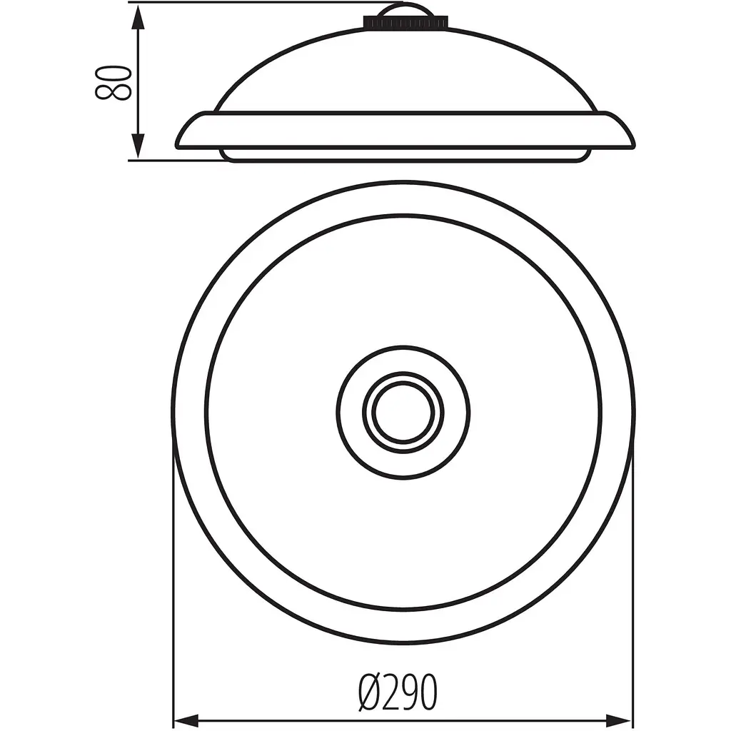Потолочный светодиодный светильник Kanlux Fogler LED 14W-NW с датчиком движения (18121) - фото 5