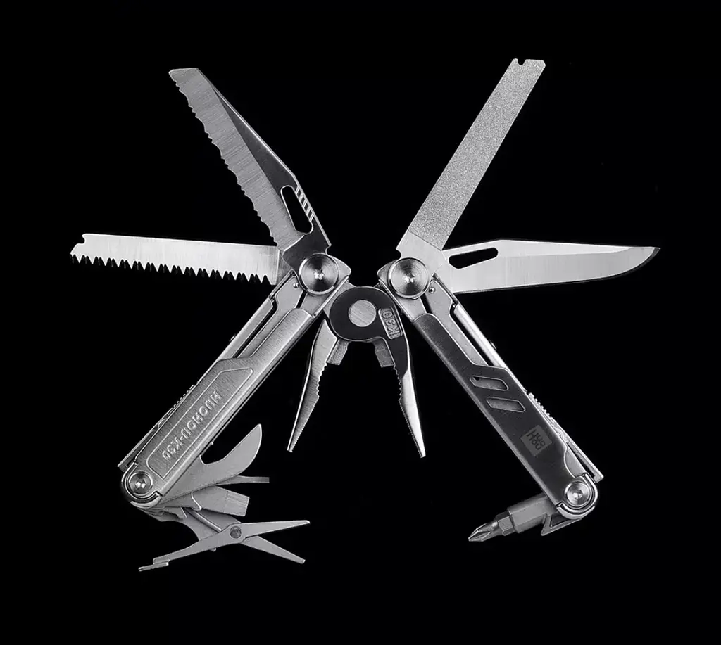 Мультитул Xiaomi HuoHou K30 Pro Fire Multi-function knife 18 in 1 [69790] - фото 8
