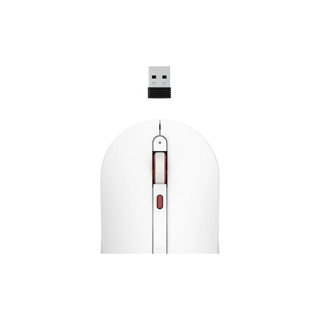Мишка Xiaomi Miiiw Mute Wireless White (MWMM01 White) - фото 3