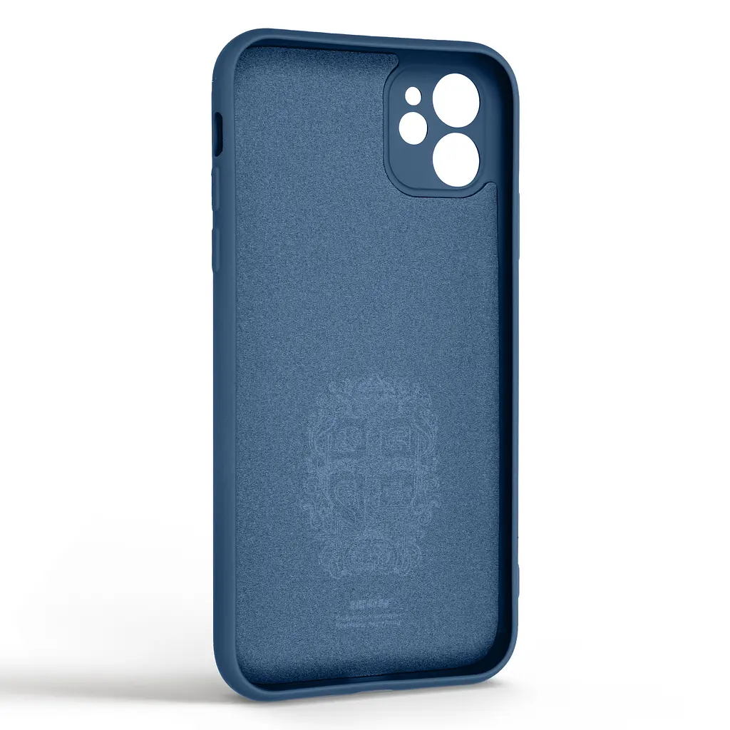 Силиконовый чехол для Apple iPhone 11, Icon Ring, синий, панель-накладка, с кольцом-подставкой на 360°, противоударный, возможность использования магнитных держателей, ArmorStandart (ARM68643) - фото 2
