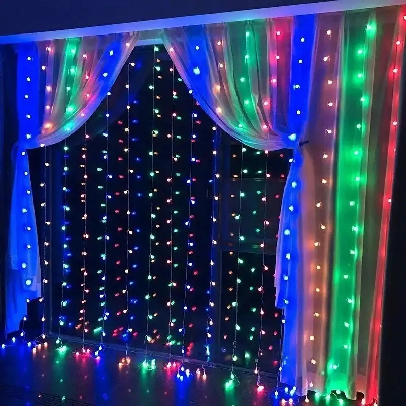 Гірлянда-штора XPRO Сіточка 2х2 м з 240 LED-лампами (234567971_379) - фото 4