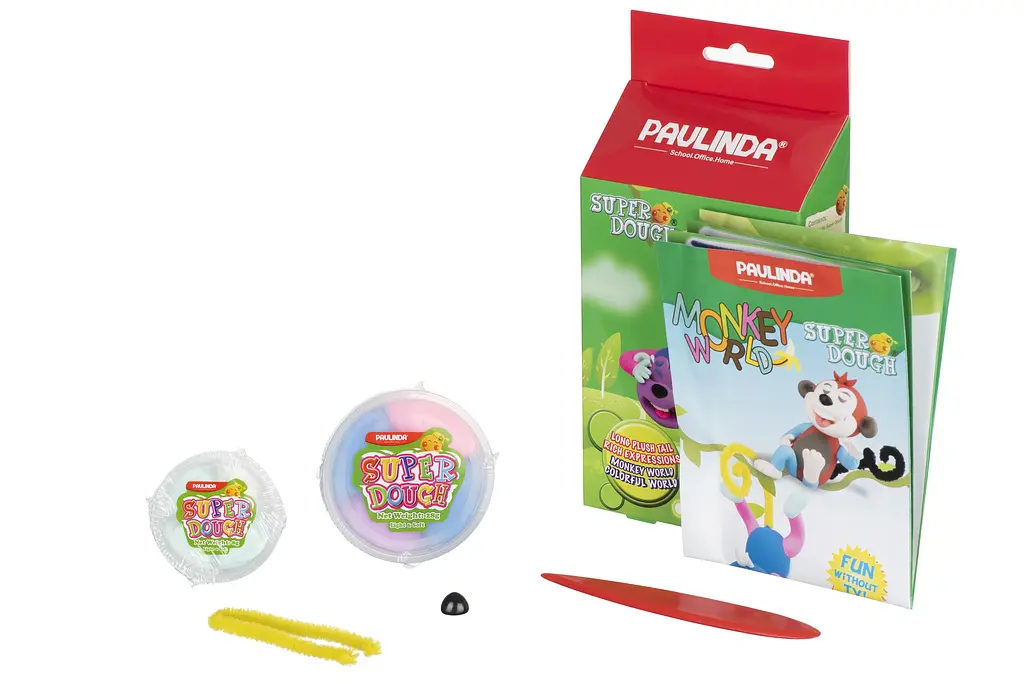 Маса для ліплення Paulinda Super Dough Monkey World Мавпа (PL-081537-2) - фото 2