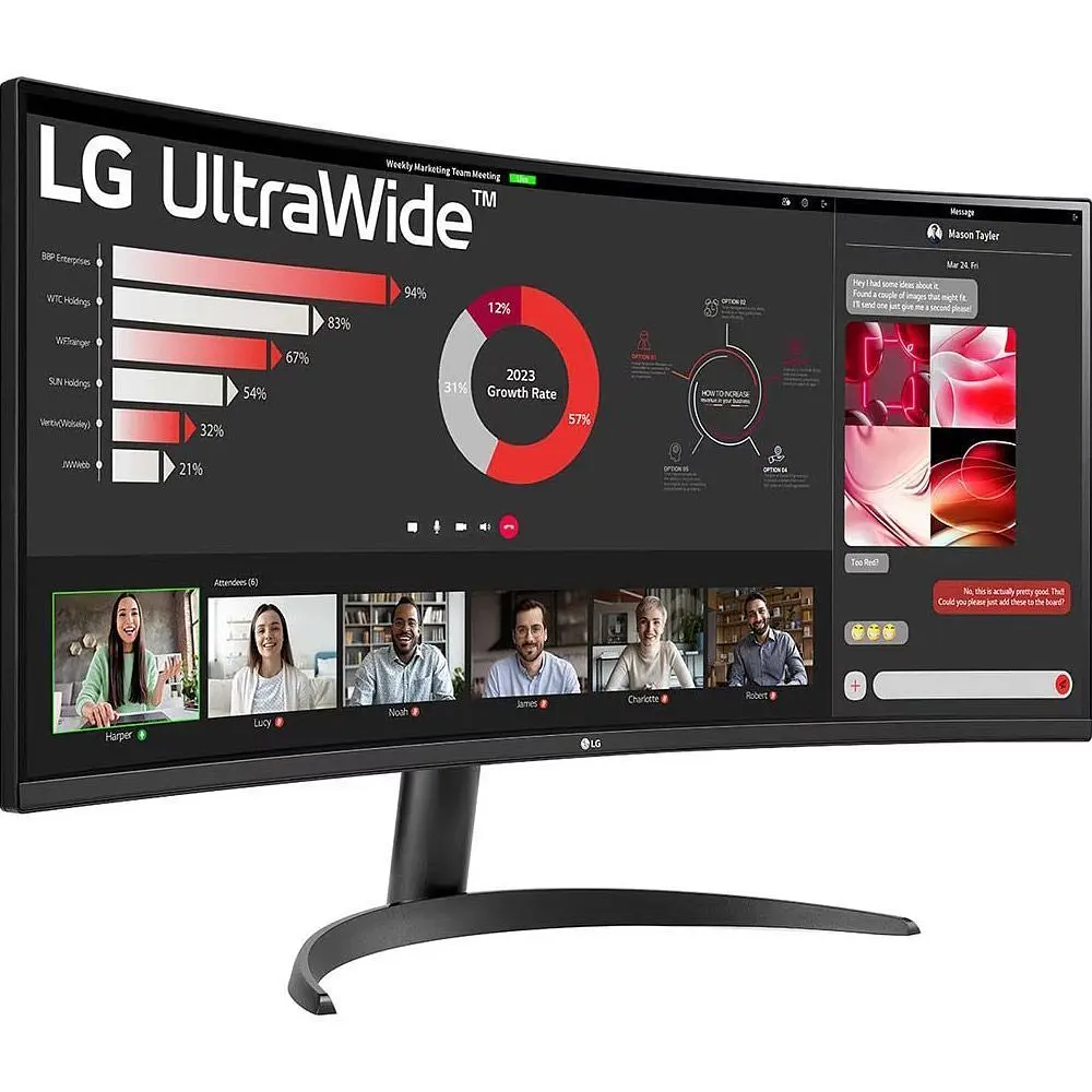 Монітор LG 34` 34WR50QK-B [159253] - фото 4