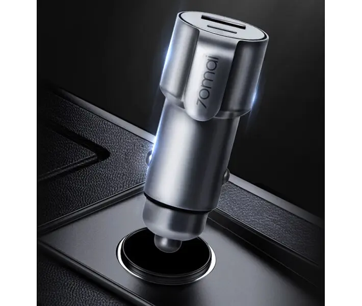Автомобільний зарядний пристрій 70mai Car Charger Xiaomidrive Pro CC05 Silver - фото 4