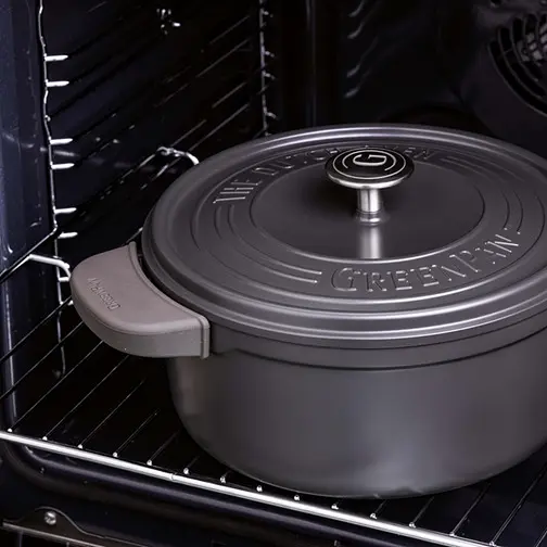 Каструля з кришкою GreenPan Featherweights CC004829-001 26 см 5.3 л чорна - фото 5