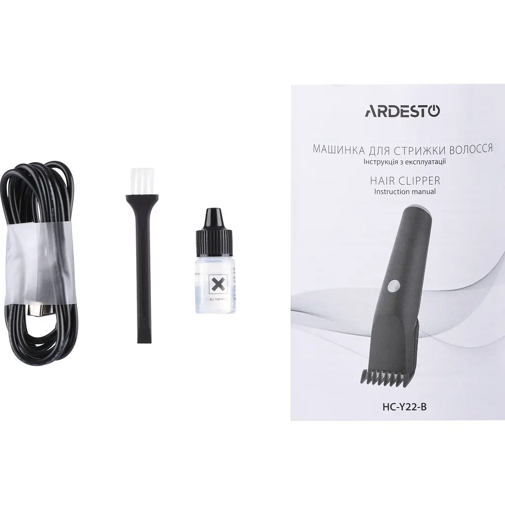 Машинка для стрижки Ardesto HC-Y22-B Black [150962] - фото 8