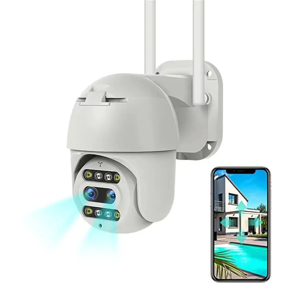 Камера відеоспостереження для вулиці XPRO PTZ з поворотним механізмом Wi-Fi CF26, 4 мм + 12 мм HD1080P 2 MP (41560-15964_1423) - фото 3