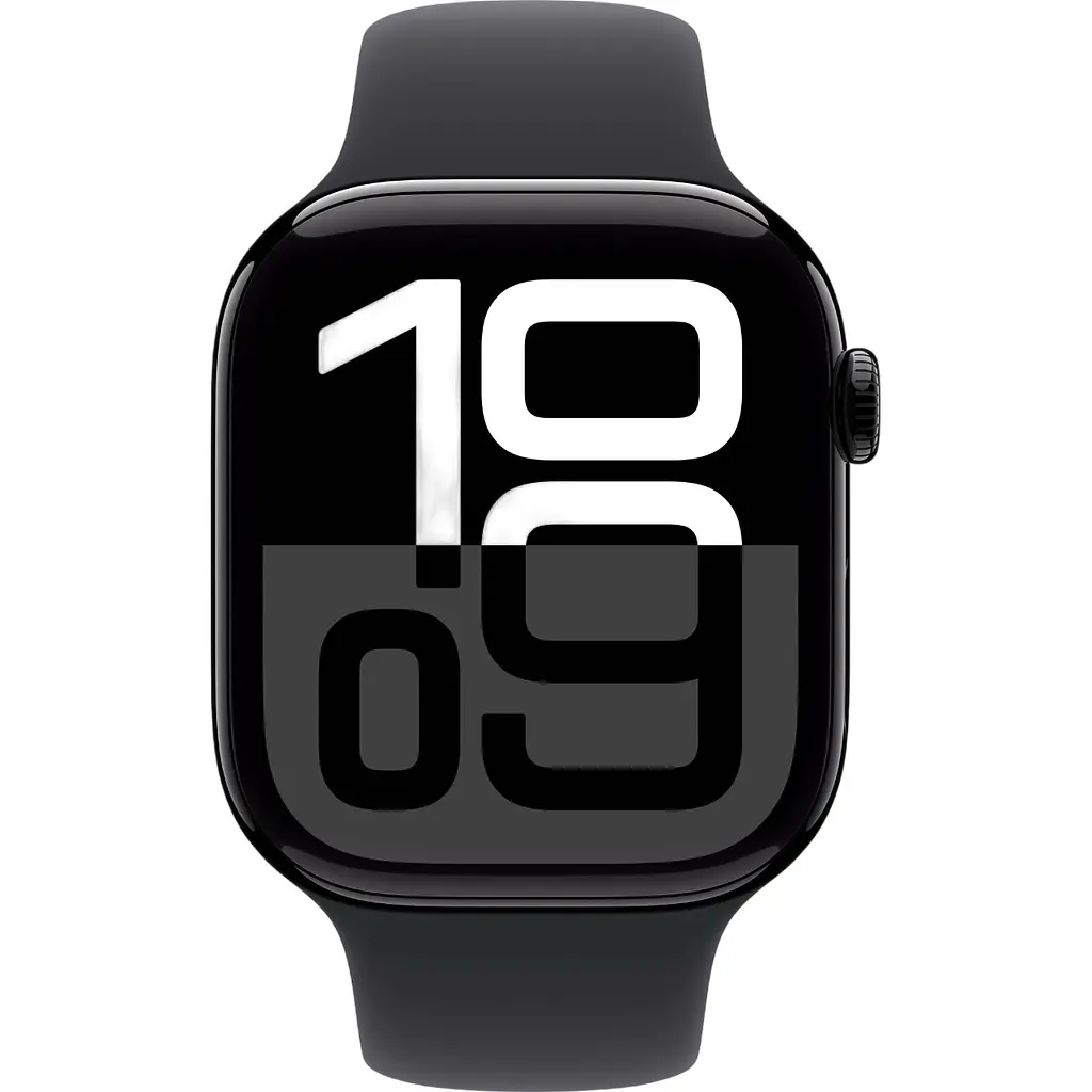 Смарт-часы Apple Watch Series 10 GPS 46mm Jet Black Aluminum Case with Black Sport Band S/M (MWWP3) [114950] - фото 2