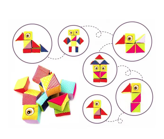 Набор мягких кубиков Масік Совушка (МС 090602-04) - фото 3