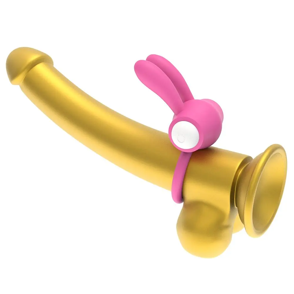Вібруюче ерекційне кільце Lovetoy Power Clit Silicone Cockring, 7.5 см (рожевий) - фото 5