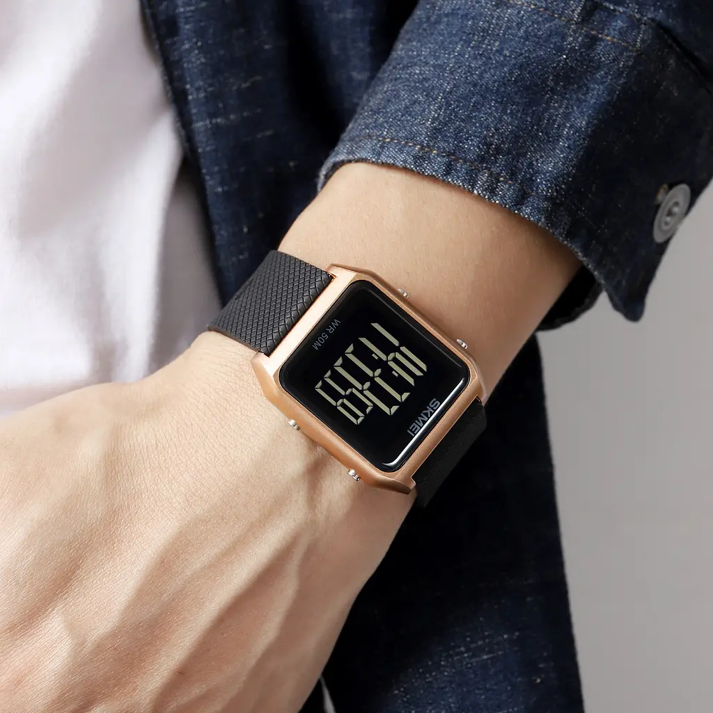 Часы наручные 1866RGBK Rose Gold-Black Skmei acs0030516 - фото 3