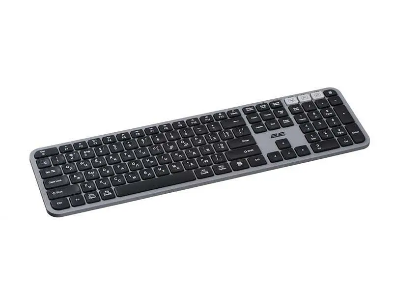 Клавіатура 2E KS240 WL BT Gray (-KS240WG) - фото 6