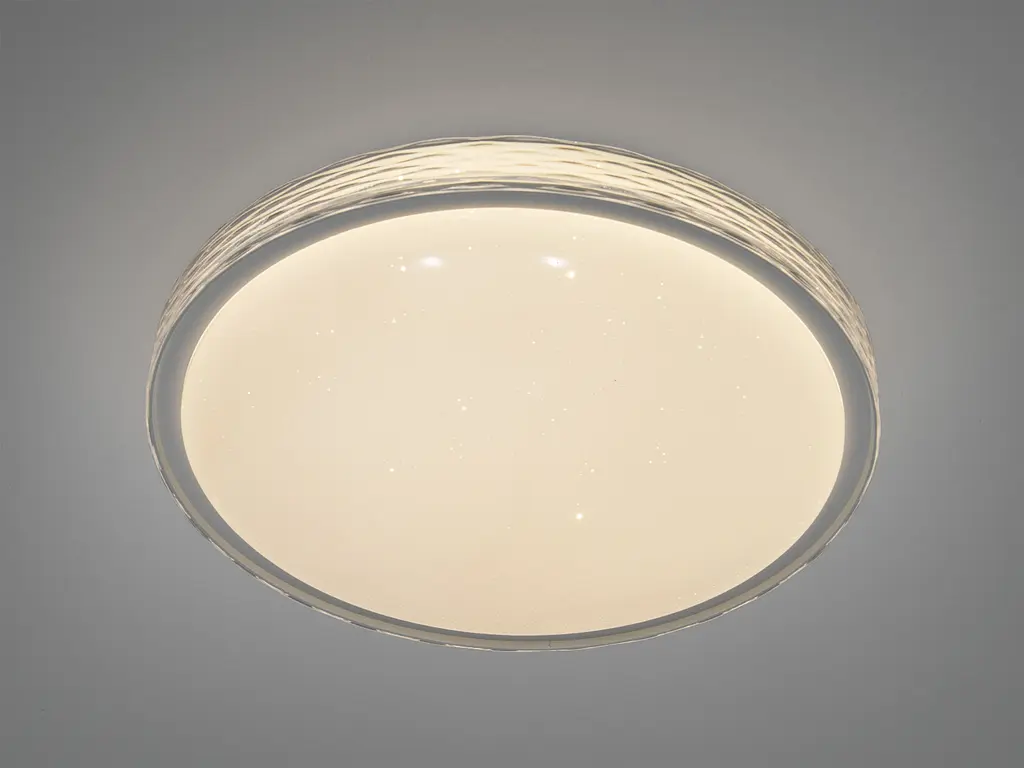 LED потолочная люстра панель Romin белая смарт 8 м2 - фото 2