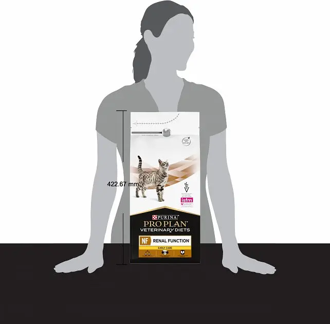 Сухий дієтичний корм Purina Pro Plan® Veterinary Diets NF Renal Function Early Care для дорослих котів, 1,5 кг (12499687) - фото 4