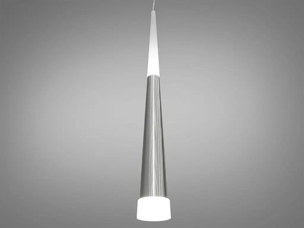 Стельова люстра LED Diasha 3002/1SV, 5W, регульована висота 50-115 см, сучасний стиль, для коридору, вітальні, кухні, офісу - фото 4
