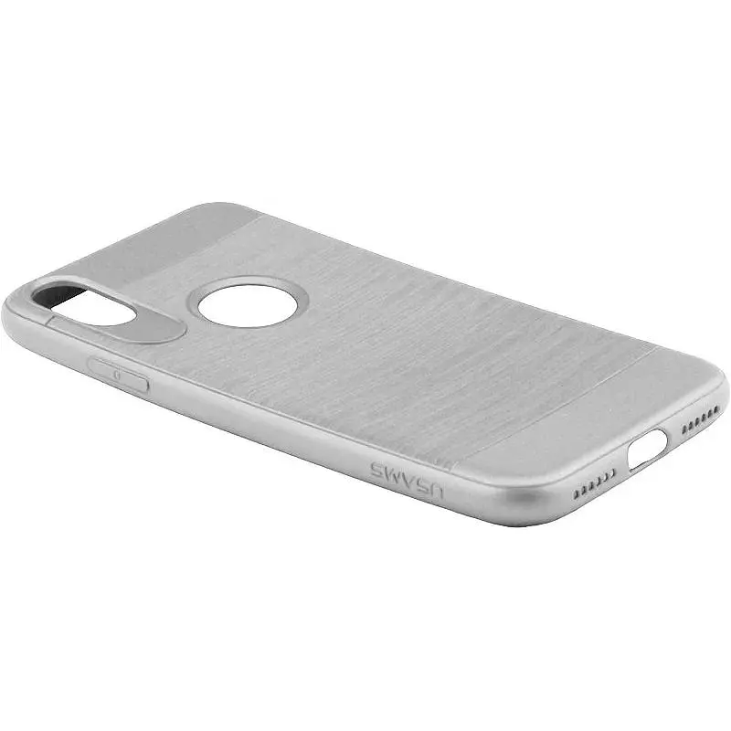 Чохол-накладка Usams Lavan Series Apple iPhone X Silver - фото 5