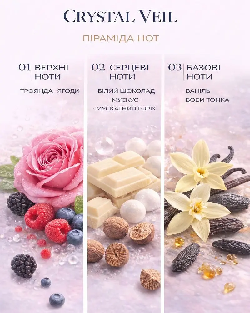 Парфюм женский Franterro Crystal Veil 50 мл (FRN-1003) - фото 2