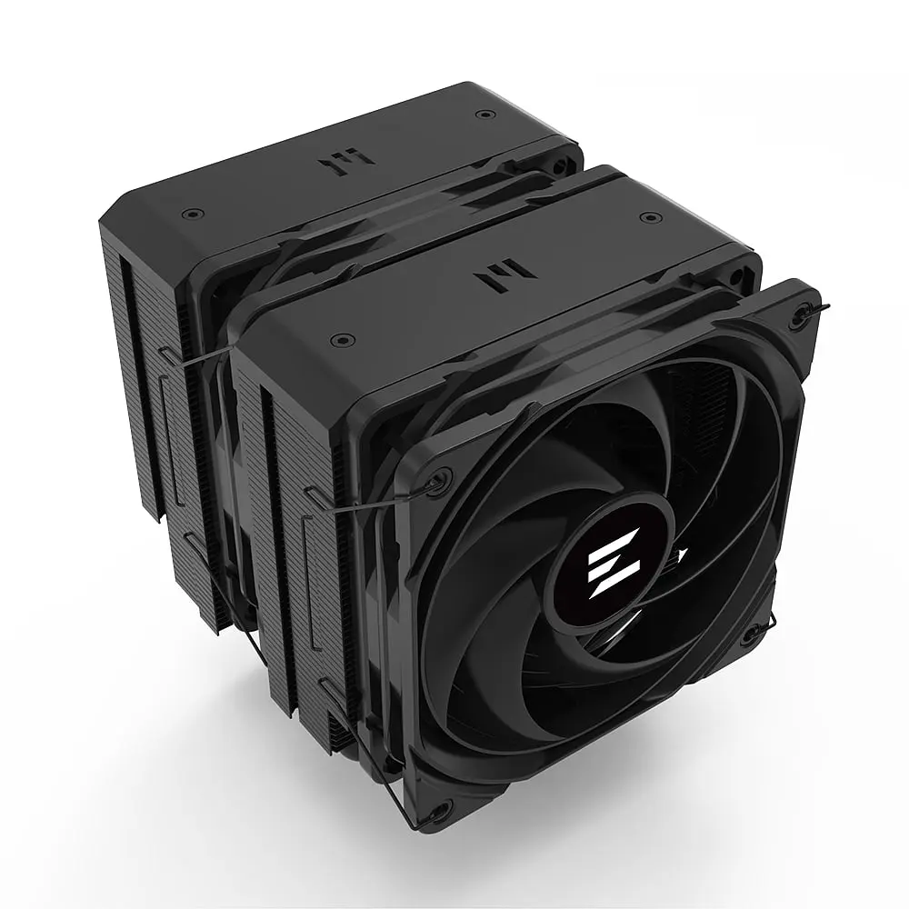 Zalman Процесорний кулер CNPS14X DUO, LGA1851, 1700, 1200, 115x, AM5, AM4, AM3, 4pin, PWM, TDP270W, чорний - фото 2