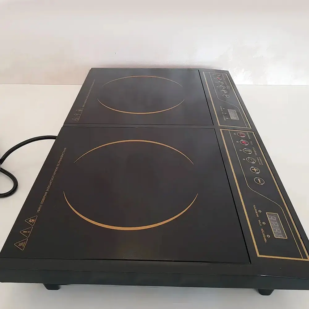 Настільна індукційна керамічна плита на 2 конфорки 4200Вт XPRO RB-817 (RB-817_2133) - фото 3