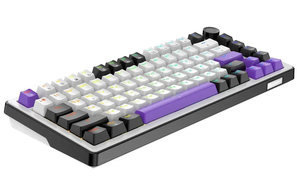 Клавиатура HATOR Hellyberry HK75 White-Violet (HK75) - фото 4