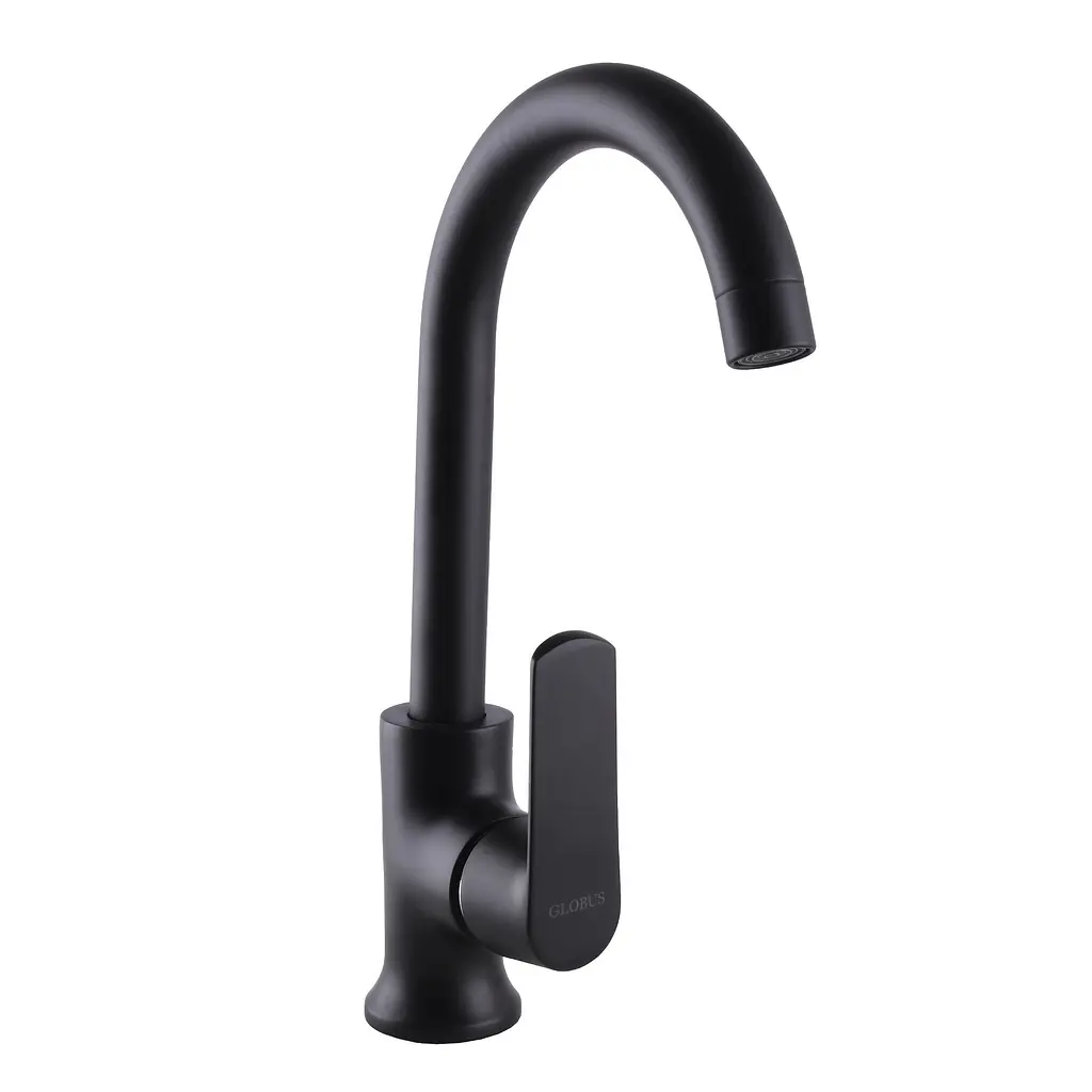 Смеситель для кухни Globus Lux Laguna GLA-0203SL-10-BB Черный матовый - фото 3