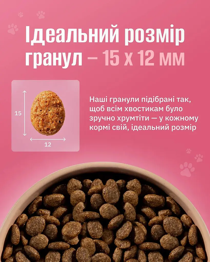 Cухой корм Pure Nutrition для собак средних и крупных пород с лососем 3кг - фото 3