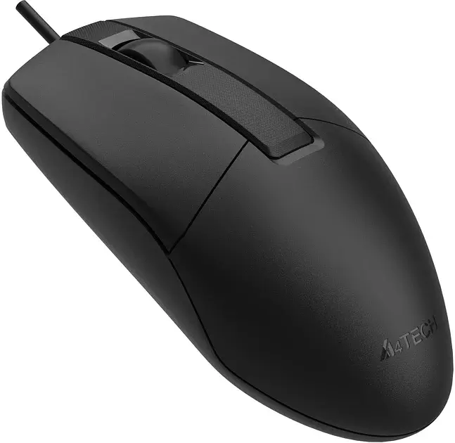 Мишка A4-Tech OP-330 USB Black - фото 2