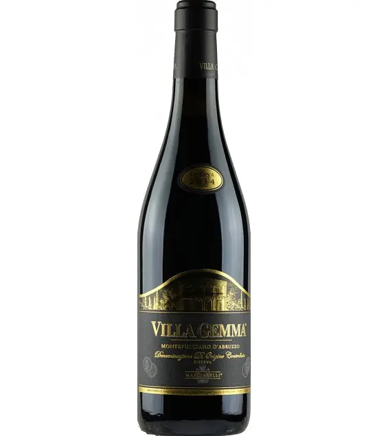 Вино Masciarelli Montepulciano d'Abruzzo DOC Reserva Villa Gemma, красное, сухое, 14,5%, 0,75 л - фото 1