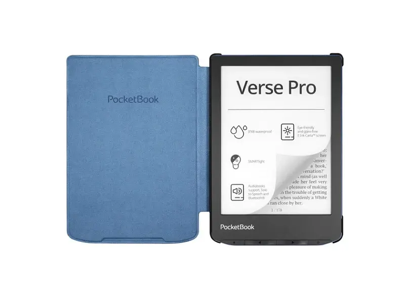 Чохол до електронної книги PocketBook 6 PB629/634 Shell cover Blue (H-S-634-B-WW) - фото 7