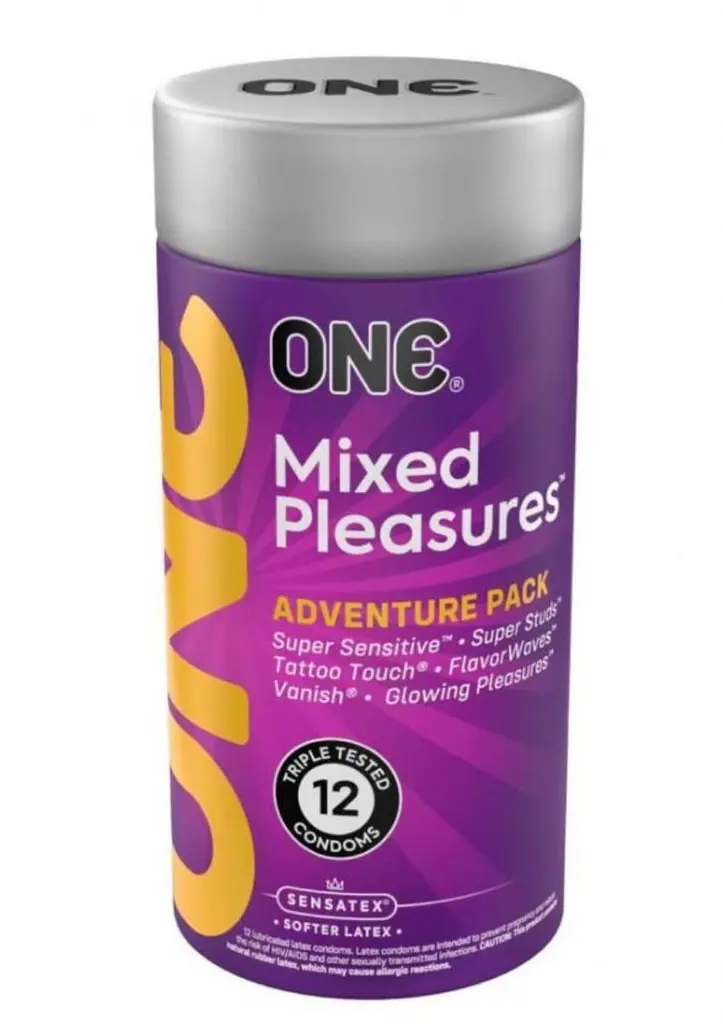 Набір презервативів ONE Adventure Pack Mixed Pleasures 12 шт з різними текстурами - фото 5