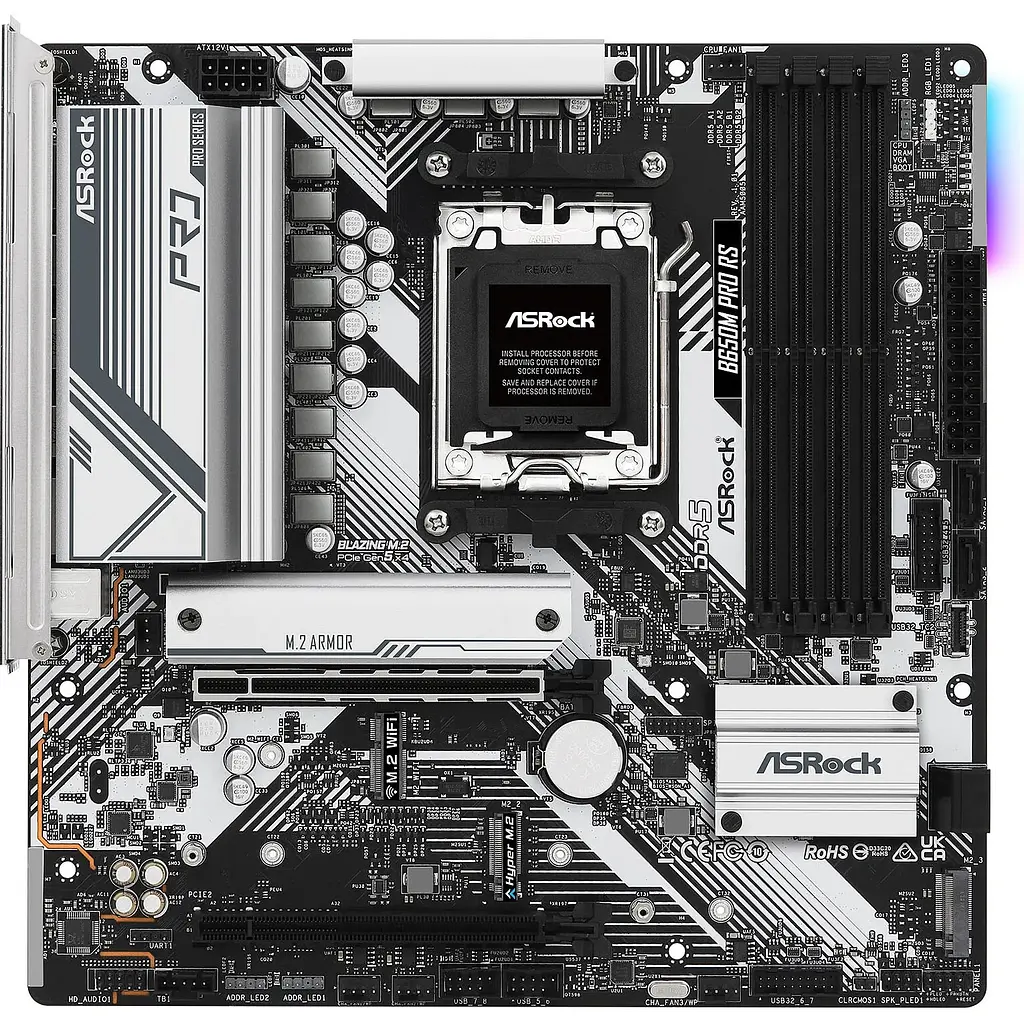 Материнська плата ASRock B650M Pro RS [136437] - фото 2